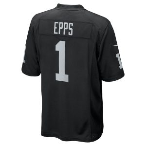Men’s Las Vegas Raiders Marcus Epps Nike Black Game Player Jersey