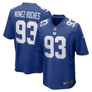 Men’s New York Giants Rakeem Nunez-Roches Nike Royal Game Player Jersey