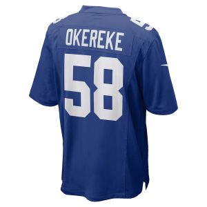 Men’s New York Giants Bobby Okereke Nike Royal Game Player Jersey