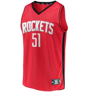 Men’s Houston Rockets Boban Marjanovic Fanatics Branded Red Fast Break Player Jersey – Icon Edition