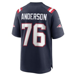 Men’s New England Patriots Calvin Anderson Nike Navy Game Jersey