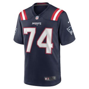 Men’s New England Patriots Riley Reiff Nike Navy Game Jersey