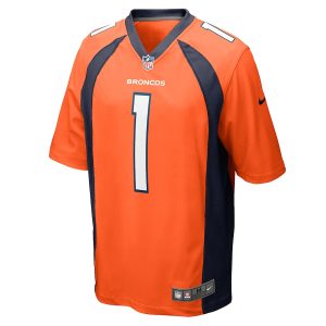 Men’s Denver Broncos Tremon Smith Nike Orange Game Jersey