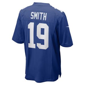 Men’s New York Giants Jeff Smith Nike Royal Game Player Jersey
