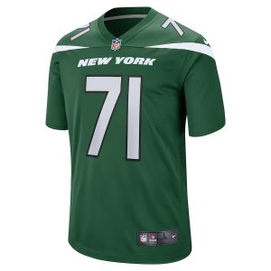 Men’s New York Jets Wes Schweitzer Nike Green Game Jersey