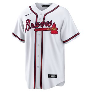 Men’s Atlanta Braves Joe Jiménez Nike White Home Replica Player Jersey