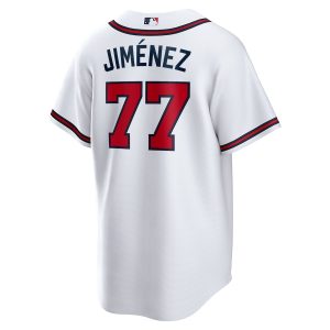 Men’s Atlanta Braves Joe Jiménez Nike White Home Replica Player Jersey