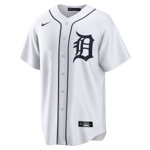 Men’s Detroit Tigers Andy Ibáñez Nike White Home Replica Player Jersey