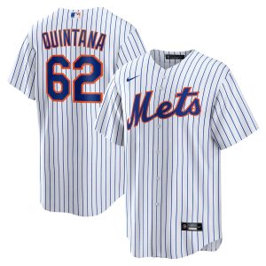 Men’s New York Mets José Quintana Nike White Home Replica Player Jersey