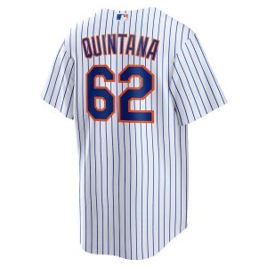 Men’s New York Mets José Quintana Nike White Home Replica Player Jersey