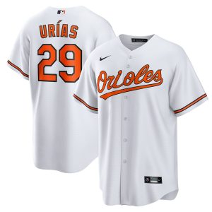 Men’s Baltimore Orioles Ramón Urías Nike White Home Replica Player Jersey