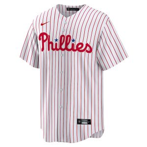 Men’s Philadelphia Phillies Seranthony Domínguez Nike White Home Replica Player Jersey