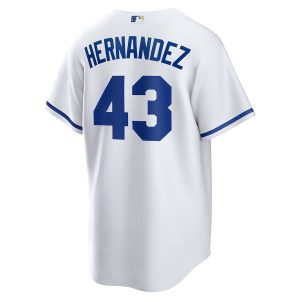 Men’s Kansas City Royals Carlos Hernández Nike White Home Replica Player Jersey