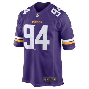 Men’s Minnesota Vikings Dean Lowry Nike Purple Game Player Jersey