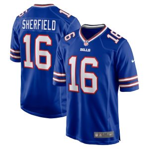 Men’s Buffalo Bills Trent Sherfield Nike Royal Game Player Jersey