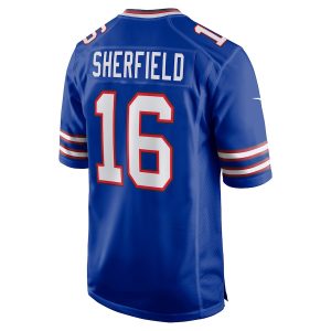 Men’s Buffalo Bills Trent Sherfield Nike Royal Game Player Jersey
