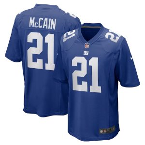 Men’s New York Giants Bobby McCain Nike Royal Game Player Jersey