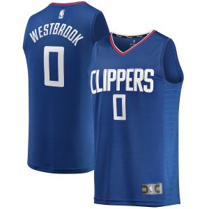 Men’s LA Clippers Russell Westbrook Fanatics Branded Royal Fast Break Player Jersey – Icon Edition