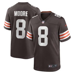 Men’s Cleveland Browns Elijah Moore Nike Brown Game Jersey