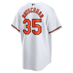 Men’s Baltimore Orioles Adley Rutschman Nike White Replica Player Jersey