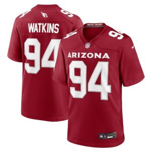 Men’s Arizona Cardinals Carlos Watkins Nike Cardinal Game Player Jersey