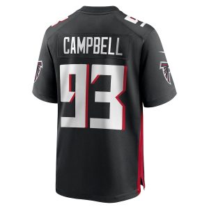 Men’s Atlanta Falcons Calais Campbell Nike Black Game Player Jersey