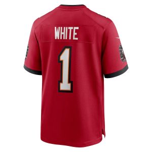 Men’s Tampa Bay Buccaneers Rachaad White Nike Red Game Player Jersey