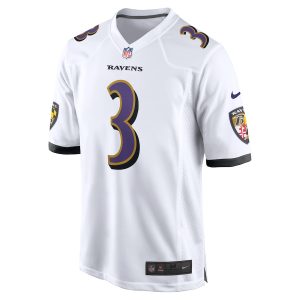 Men’s Baltimore Ravens Odell Beckham Jr. Nike White Game Jersey