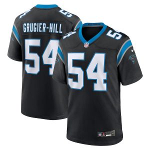 Men’s Carolina Panthers Kamu Grugier-Hill Nike Black Game Jersey
