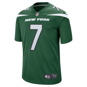 Men’s New York Jets Tim Boyle Nike Gotham Green Game Jersey