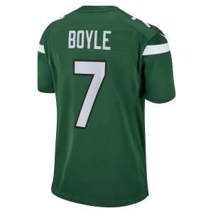Men’s New York Jets Tim Boyle Nike Gotham Green Game Jersey