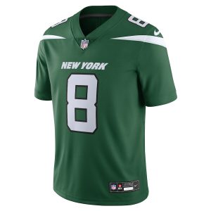 Men’s New York Jets Aaron Rodgers Nike Gotham Green Vapor Untouchable Limited Jersey