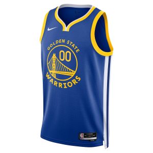 Unisex Golden State Warriors Jonathan Kuminga Nike Royal Swingman Badge Player Jersey – Icon Edition