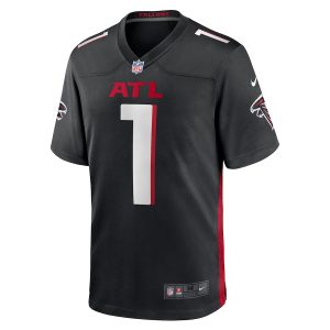 Men’s Atlanta Falcons Jeff Okudah Nike Black Game Player Jersey