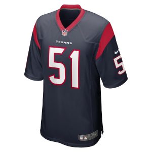 Men’s Houston Texans Will Anderson Jr. Nike Navy 2023 NFL Draft First Round Pick Game Jersey