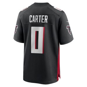 Men’s Atlanta Falcons Lorenzo Carter Nike Black Game Player Jersey