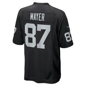 Men’s Las Vegas Raiders Michael Mayer Nike Black 2023 NFL Draft Pick Game Jersey