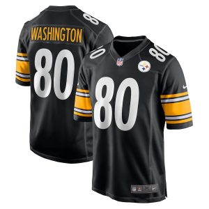 Men’s Pittsburgh Steelers Darnell Washington Nike Black 2023 NFL Draft Pick Game Jersey