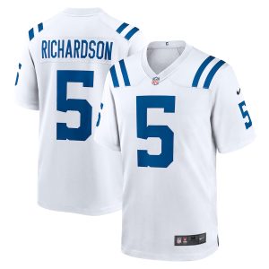 Men’s Indianapolis Colts Anthony Richardson Nike White 2023 NFL Draft First Round Pick Game Jersey