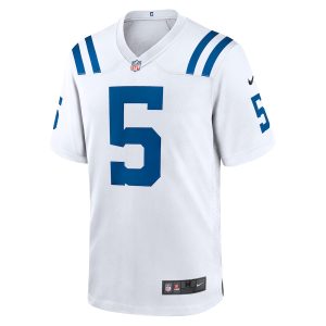 Men’s Indianapolis Colts Anthony Richardson Nike White 2023 NFL Draft First Round Pick Game Jersey