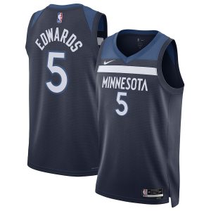 Unisex Minnesota Timberwolves Anthony Edwards Nike Navy Swingman Jersey – Icon Edition