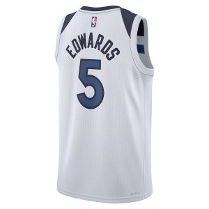 Unisex Minnesota Timberwolves Anthony Edwards Nike White Swingman Jersey – Association Edition