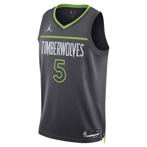 Unisex Minnesota Timberwolves Anthony Edwards Jordan Brand Charcoal Swingman Jersey – Statement Edition