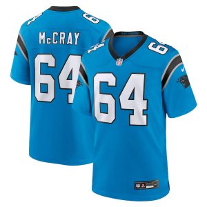 Men’s Carolina Panthers Justin McCray Nike Blue Alternate Game Jersey