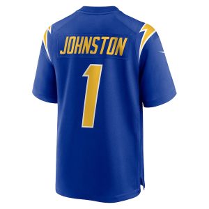 Men’s Los Angeles Chargers Quentin Johnston Nike Royal Alternate Game Jersey