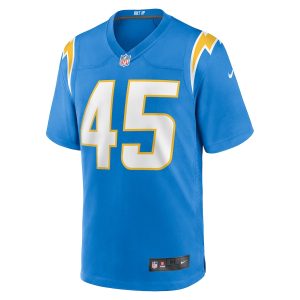 Men’s Los Angeles Chargers Tuli Tuipulotu Nike Powder Blue Team Game Jersey