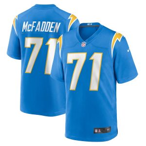 Men’s Los Angeles Chargers Jordan McFadden Nike Powder Blue Team Game Jersey