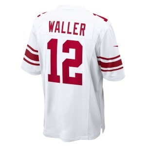 Men’s New York Giants Darren Waller Nike White Away Game Jersey