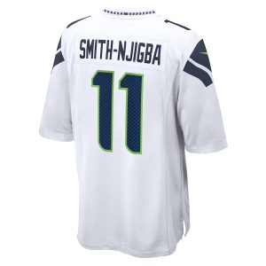 Men’s Seattle Seahawks Jaxon Smith-Njigba Nike White Away Game Jersey