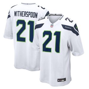 Men’s Seattle Seahawks Devon Witherspoon Nike White Away Game Jersey